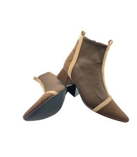 Botas de cano curto femininas BIENVE a5425 marrons