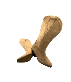 Bota feminina BIENVE a2442 bege
