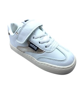 Tênis infantil MUSTANG KIDS 48953 branco ecológico para meninas