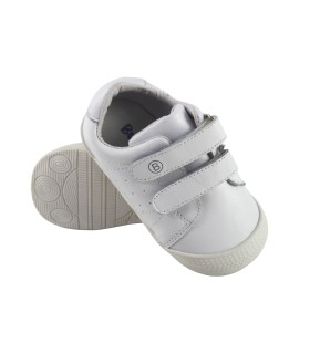 Chaussure blanche écologique BUBBLE BOBBLE c844