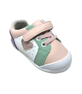 BUBBLE BOBBLE c1648 chaussure fille rose écologique