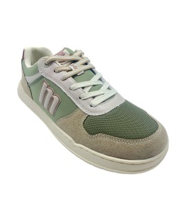 Sapato masculino MUSTANG 84766 na cor cáqui.
