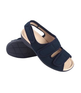 Sapato feminino delicado para pés BEREVERE v 6070 azul