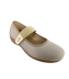 Sapato feminino bege VULCA BICHA 1786