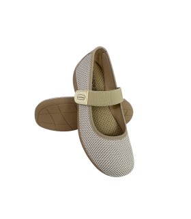 Sapato feminino bege VULCA BICHA 1786