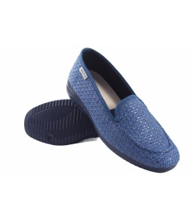 Sapato feminino azul MURO 805
