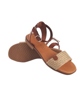 EVA FRUTOS 3052 beige Damensandale