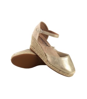 Sapato feminino AMARPIES 26484 acx dourado
