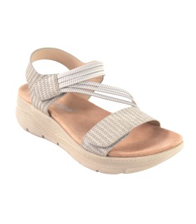 Damensandale AMARPIES 26560 abz grau