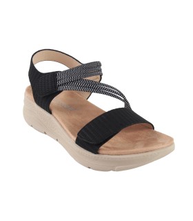 AMARPIES 26560 abz schwarze Damensandale