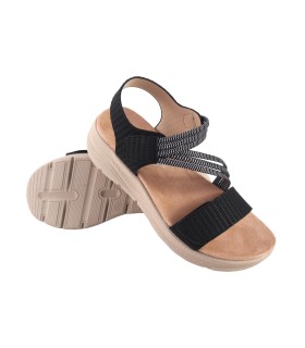 AMARPIES 26560 abz schwarze Damensandale