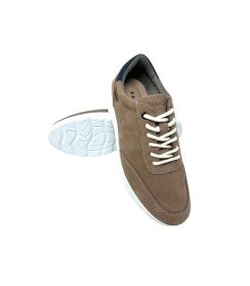 Sapato masculino BAERCHI 6870 na cor taupe