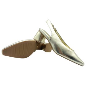 Sapato feminino dourado BIENVE s-3221