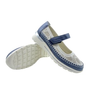 Zapato señora AMARPIES 30064 ahi bl.azu