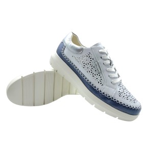 Zapato señora AMARPIES 30061 ahi bl.azu