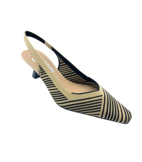 Sapato feminino D'ANGELA 30631 dws bege