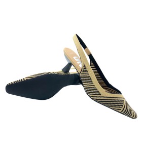 Sapato feminino D'ANGELA 30631 dws bege