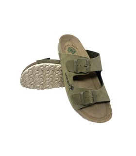 Sandália feminina INTER BIOS 7600, cáqui