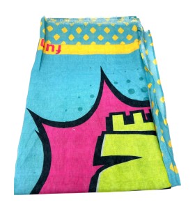 Complementos señora FUN & BASICS fb26-3115 paÑuelo/pareo turquesa