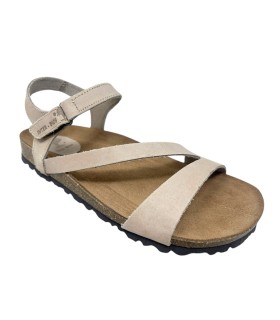 sandale beige pour femme INTER BIOS 7219
