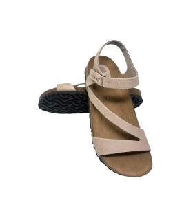 sandale beige pour femme INTER BIOS 7219
