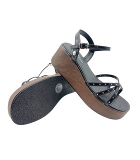 Sandale noire pour femme ISTERIA 1111