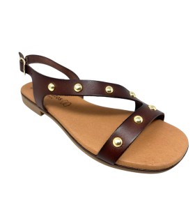Sandalia señora EVA FRUTOS 3096 marron
