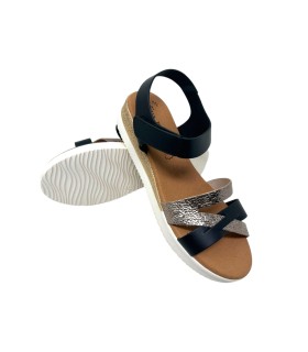 Sandalia señora EVA FRUTOS 4206 negro