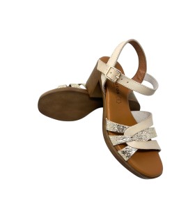 Sandalia señora EVA FRUTOS 6600 beig