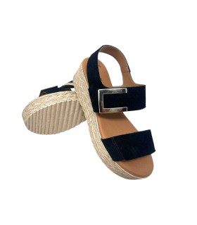 Sandalia señora EVA FRUTOS 724 negro