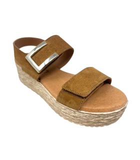 Sandalia señora EVA FRUTOS 724 cuero