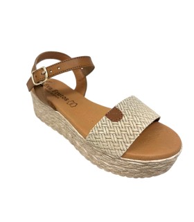Sandalia señora EVA FRUTOS 791 beig