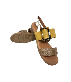 Sandales pour femmes MUSTANG 55929, moutarde