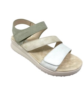 Sandália feminina AMARPIES 30157 abz cáqui
