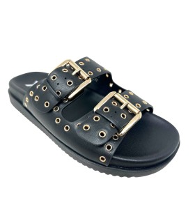 XTI 145083 schwarze Damensandale