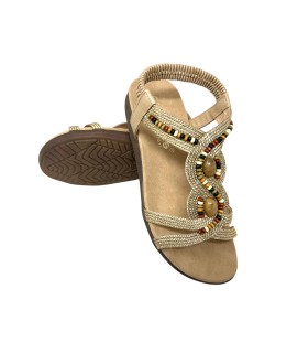 Sandália feminina AMARPIES 30245 ako ouro