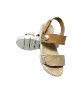 AMARPIES 30135 abz Leder-Damensandale