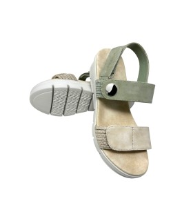 Sandalia señora AMARPIES 30135 abz kaki