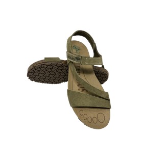 Sandale femme INTER BIOS 1001, respectueuse, kaki