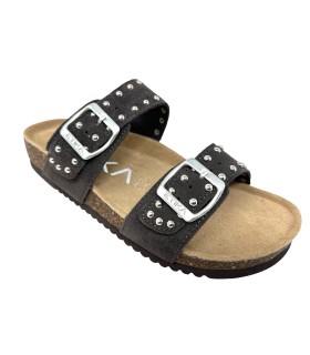 ETIKA 10093 braune Damensandale