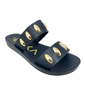 ETIKA 10157 schwarze Damensandale