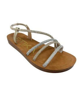 ETIKA 10158 goldene Damensandale