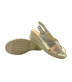 Pés delicados femininos DUENDY 4034 platina