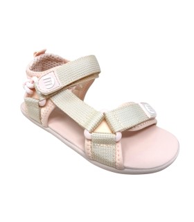 Sandália infantil MUSTANG KIDS 49375 rosa ecológica para meninas