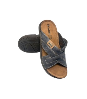 sandale noire pour homme INBLU ve09