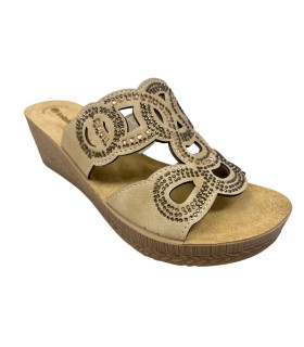 Sandales pour femmes INBLU go18 couleur fauve