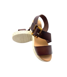 Sandalia señora EVA FRUTOS 718 marron