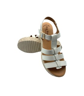 EVA FRUTOS 722 beige Damensandale