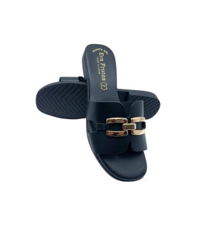 EVA FRUTOS 3003 schwarze Damensandale