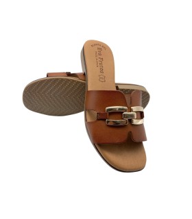 Sandalia señora EVA FRUTOS 3003 cuero